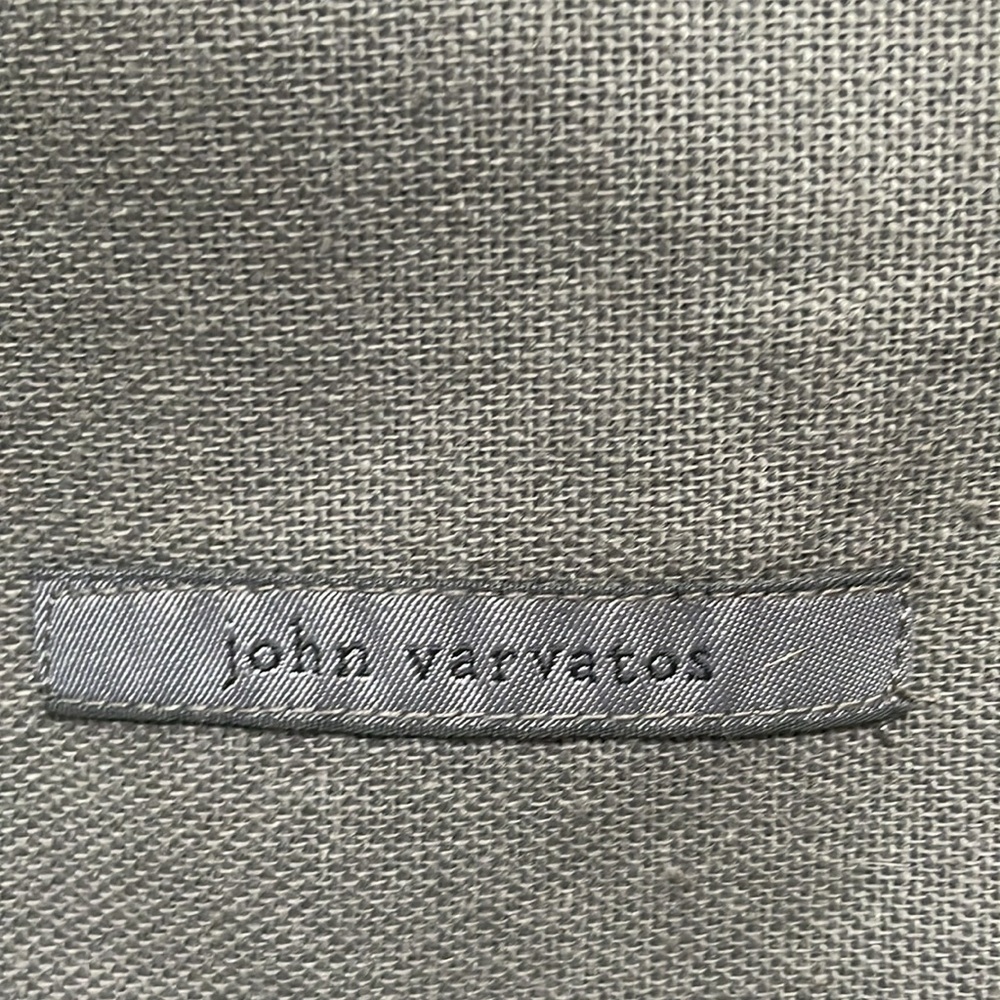 John Varvatos Large Gray Drawsting Dust Bag